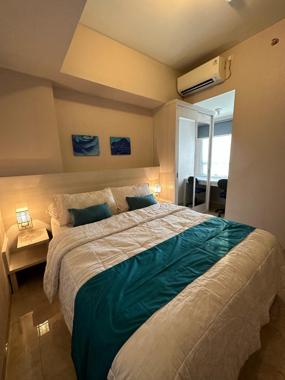 Disewakan fully furnished Apartemen Mustika Golf Residence Tipe 2BR di Jababeka Cikarang